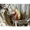 Głowa konia z drewna śliwy/Horse head made of plum wood